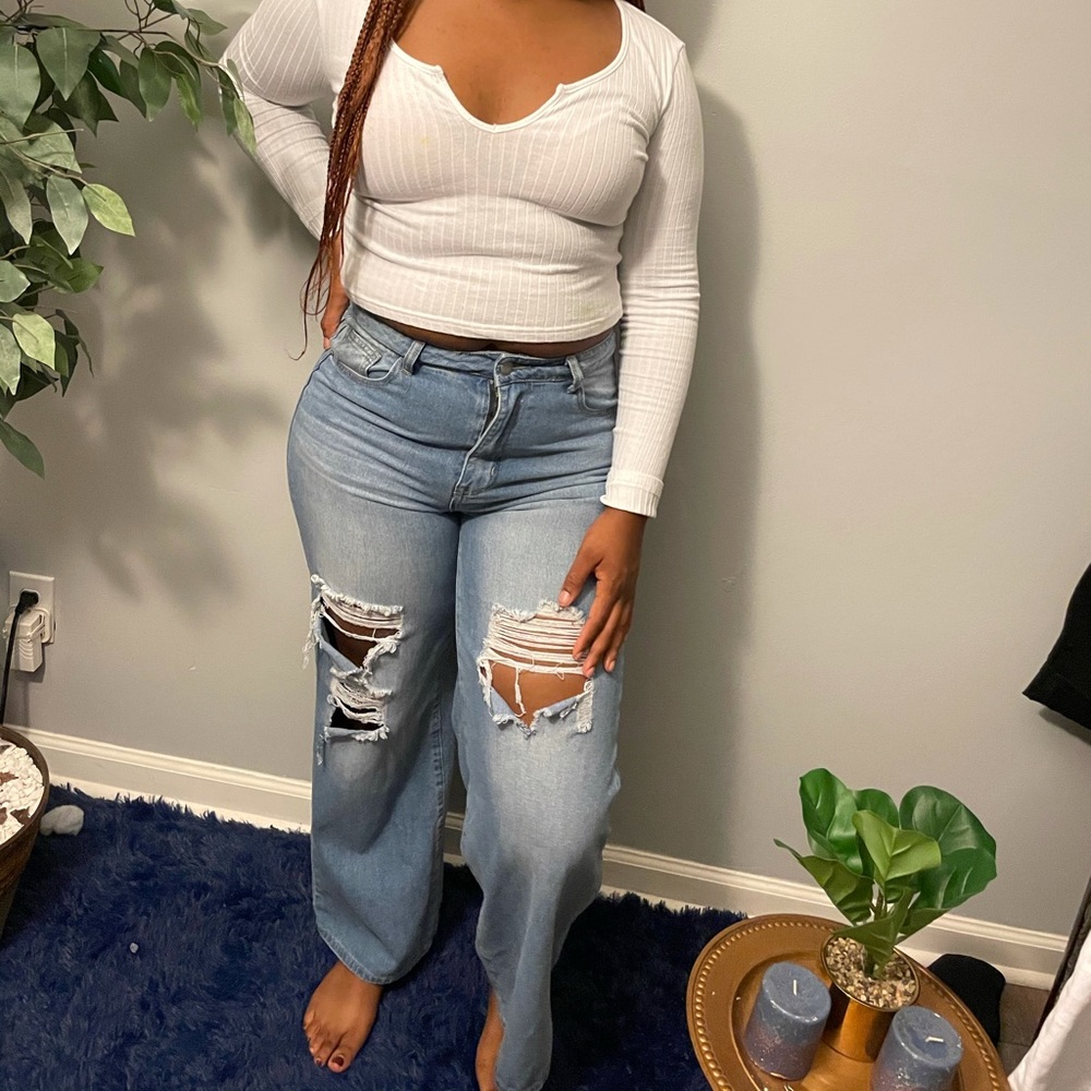 Shein Wide Legged Jeans
